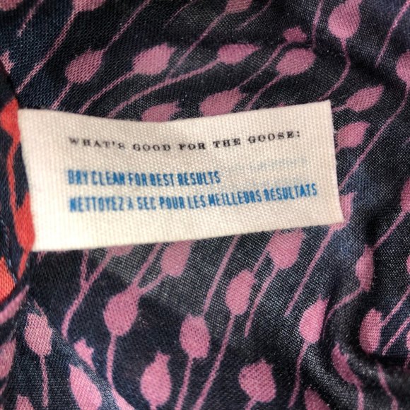 Anthropologie Leifsdottir Tie Back Tunic Blouse Light Long Sleeve Print Top - Picture 13 of 13